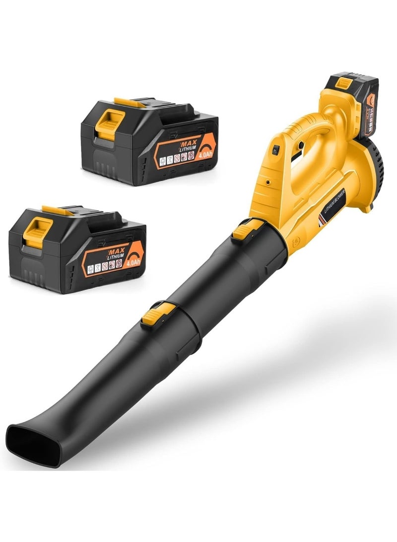 Cordless Leaf Blower – 320 CFM, 150 MPH, Lightweight, Battery & Charger Included – Ideal for Lawn & Yard Cleaning - Image 1