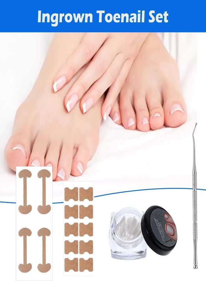 Aeenioy 100 PCS Ingrown Toe Nail Remover, Toe Nail Corrector Kit with Nail Remover Pads, Toenail Correction Patch for Ingrown Toenail Pain Relief, Daily Nail Care and Post-Exercise Maintenance - Image 3