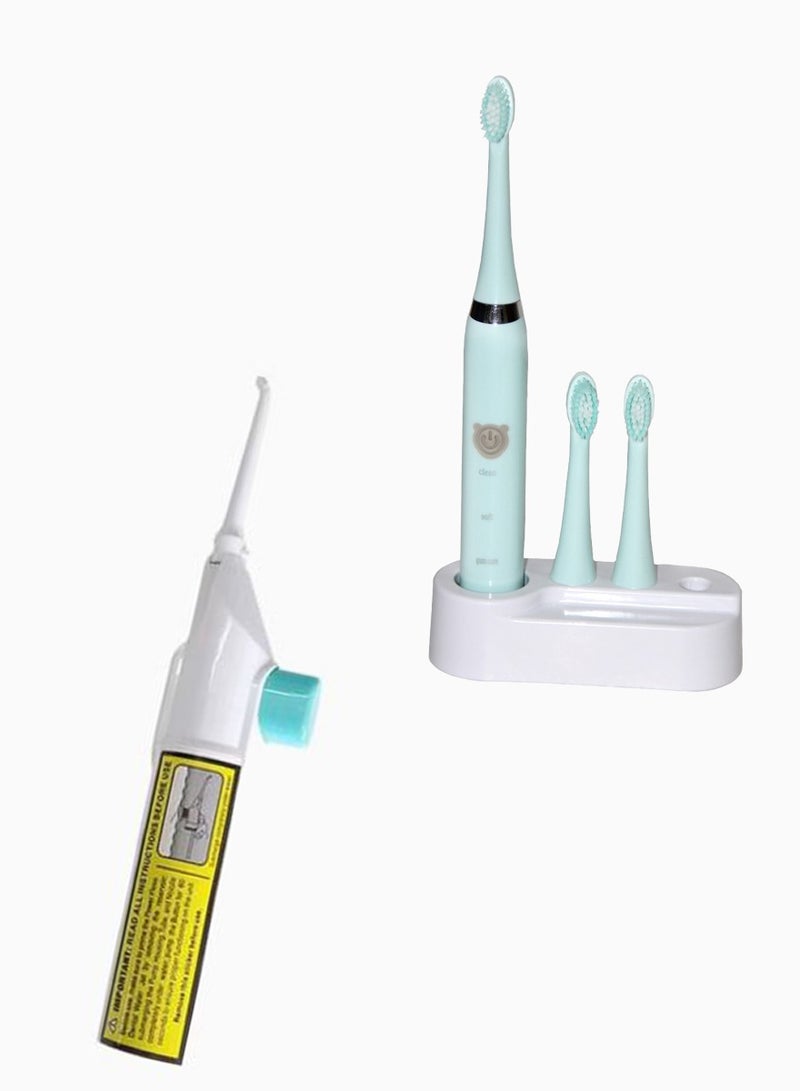 AGD Electric toothbrush set with tooth cleaner