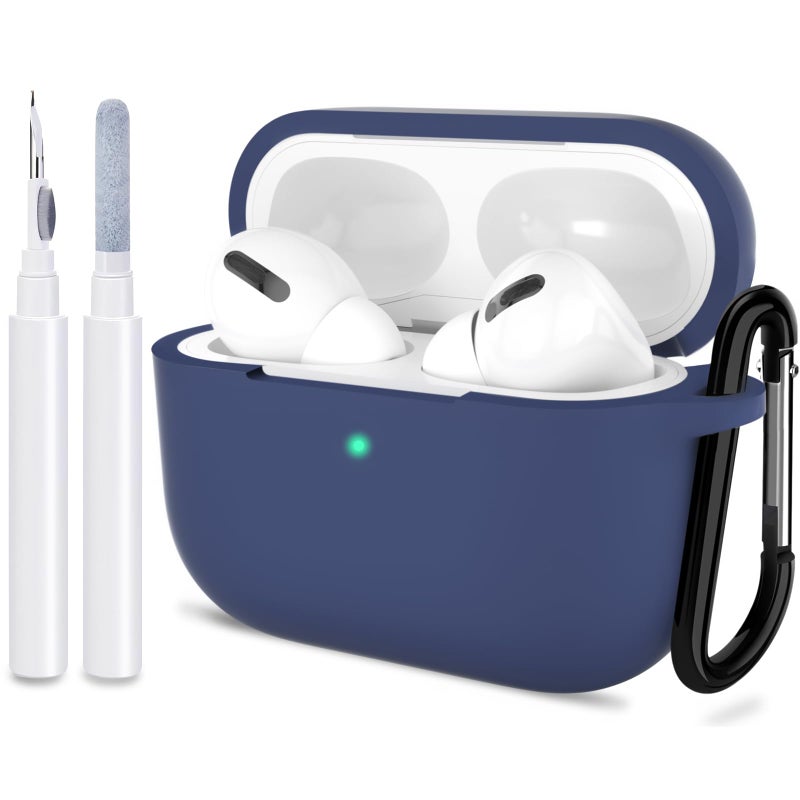 ATUAT for AirPods Pro 2nd Generation Case Cover Protective Silicone Skin Accessories with Keychain for Women Men for Apple AirPods Pro Gen 22022 Front LED VisibleRoyal Blue - Image 2
