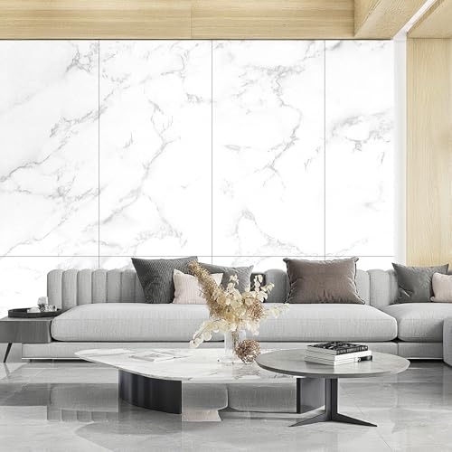 Vinjiasin Glossy Marble Contact Paper Peel and Stick Wallpaper Granite Self Adhesive Waterproof Countertop Vinyl Wrap Removable Decorative Film for Kitchen Cabinets Bathroom (15.7" x 78.7") - Image 5