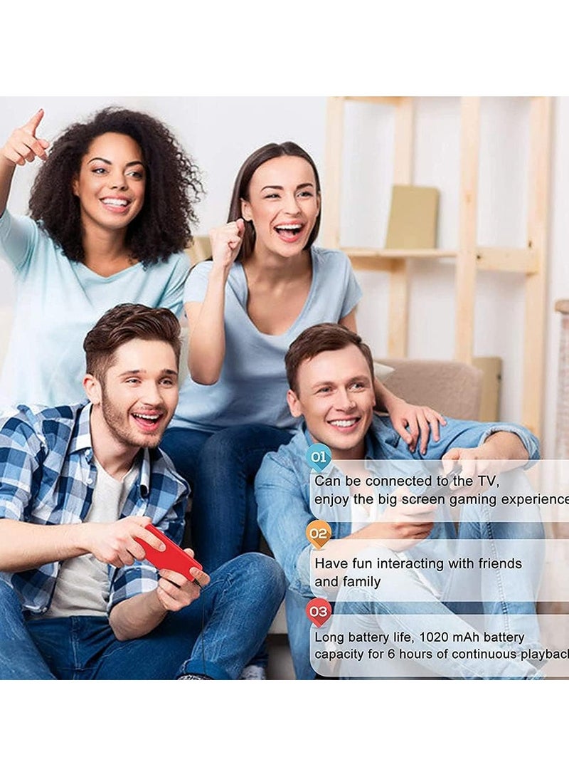 Handheld Game Console, 500 Super Classic FC Games, Mini Handheld Game Console with 3.0-Inches Color Screen, 1020mAh Rechargeable Battery Portable Game - Image 2