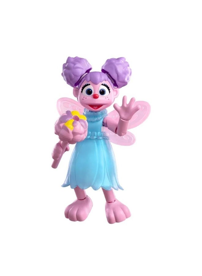 Blokees Sesame Street Abby Cadabby Action Figure | PreCOOL Model Kit | Buildable Fairy Character with Wand & Wings | Collectible Toy for Kids Ages 3+ - Image 2
