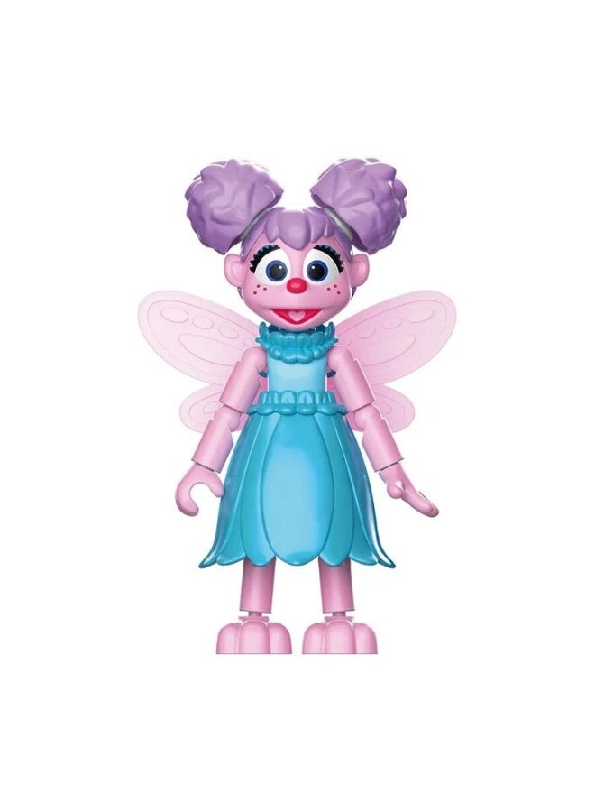 Blokees Sesame Street Abby Cadabby Action Figure | PreCOOL Model Kit | Buildable Fairy Character with Wand & Wings | Collectible Toy for Kids Ages 3+ - Image 3