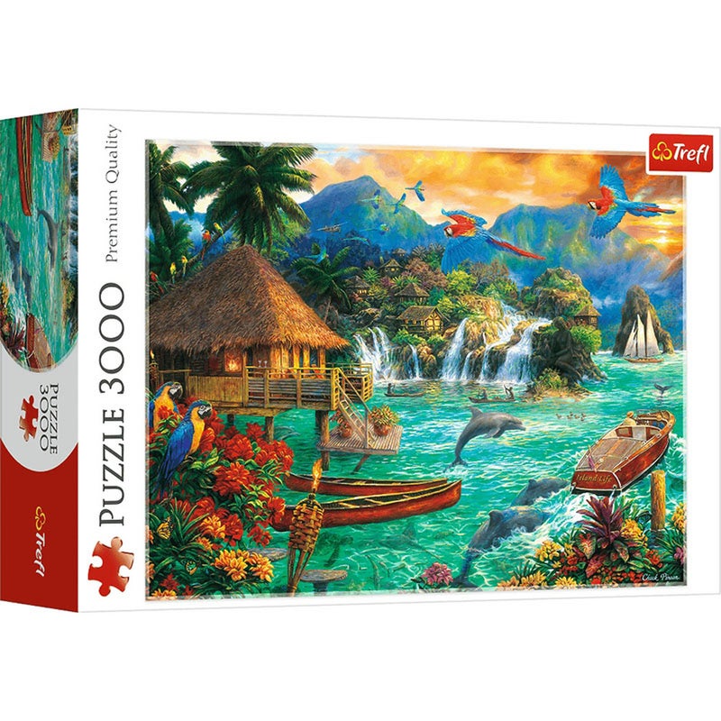Trefl - Life on the Island Puzzle 3000 Pieces - 33072 - Image 1