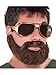 Amscan Hungover Synthetic Fiber Beard Moustache Fits Most Adults 1 Piece Ideal for Fun Occasions Performances - Image 3
