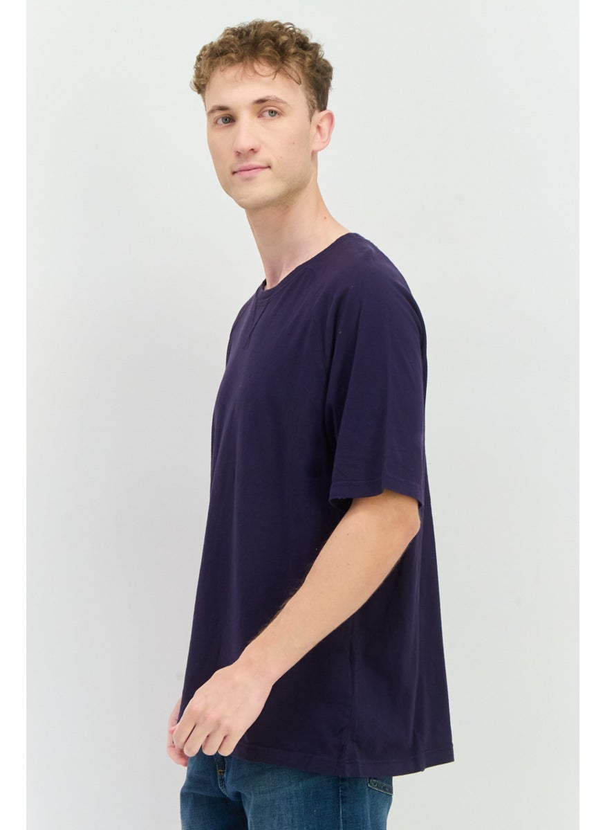 Champion Men Sportswear Fit Short Sleeves Outdoor T-Shirt, Navy  - Image 2