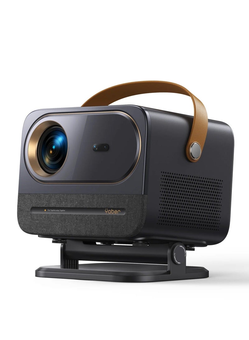 يابير بروجيكتور يابر U12 سمارت 700 لومن مع سماعات JBL مزدوجة 5 واط – تركيز تلقائي وتصحيح انحراف – يدعم Bluetooth وNFC – نظام تشغيل داخلي – عرض سينمائي منزلي - Image 1