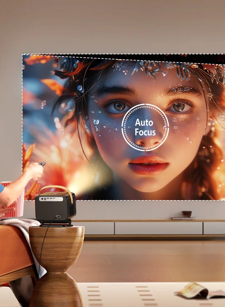 يابير بروجيكتور يابر U12 سمارت 700 لومن مع سماعات JBL مزدوجة 5 واط – تركيز تلقائي وتصحيح انحراف – يدعم Bluetooth وNFC – نظام تشغيل داخلي – عرض سينمائي منزلي - Image 5