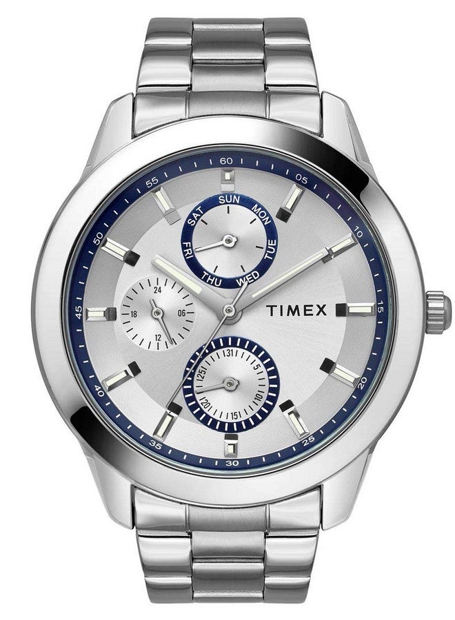 TIMEX Analog Silver Dial Men's Watch-TWEG18506 - Image 1