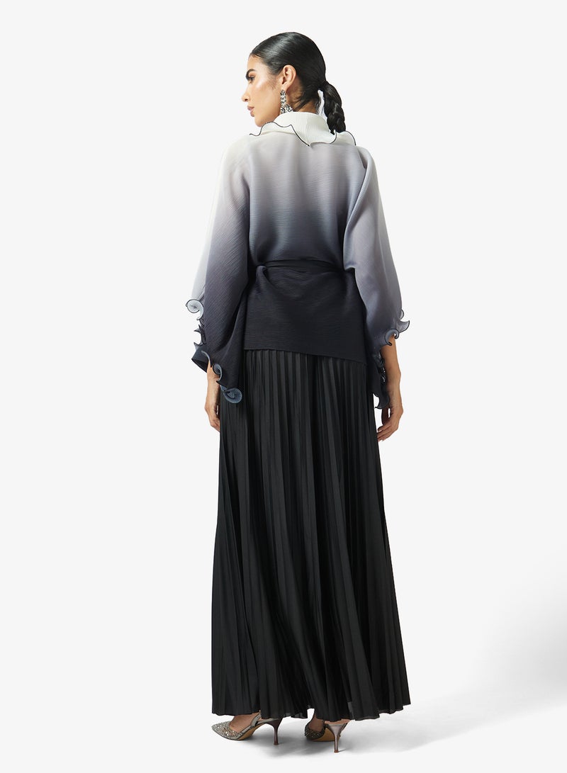 Khizana Ombre Top & Skirt Set - Image 2