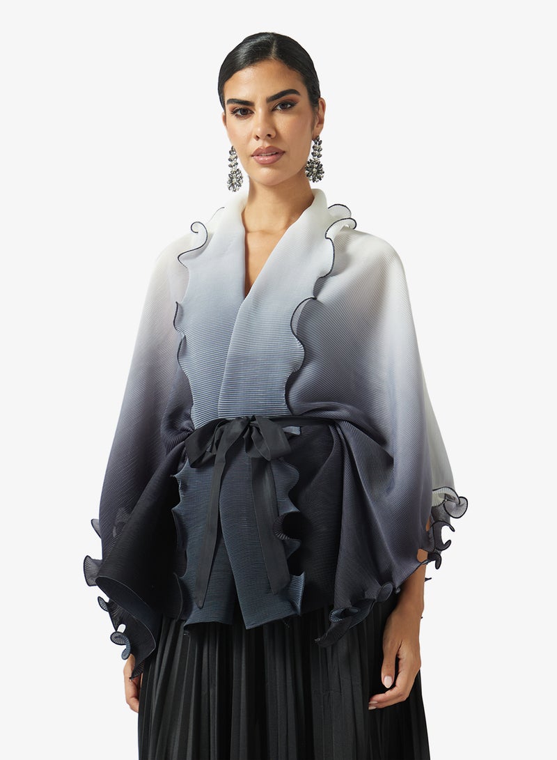Khizana Ombre Top & Skirt Set - Image 3