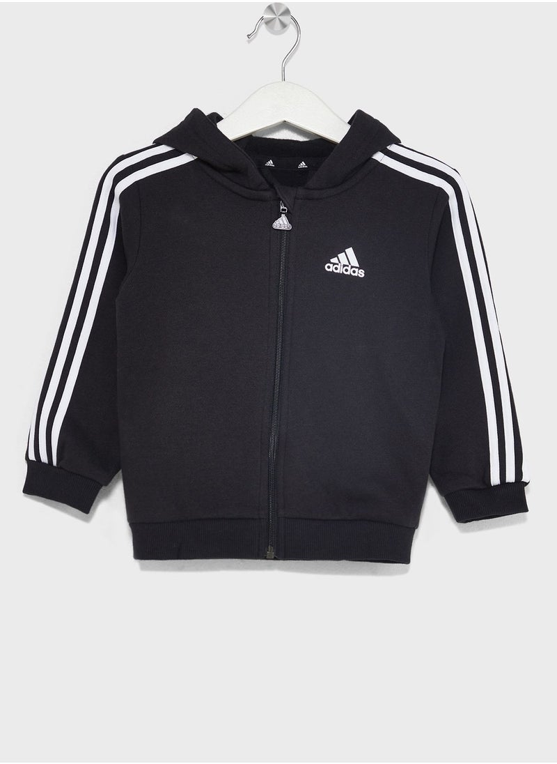 Adidas - Essentials Full-Zip Hooded Jogger Set - Image 1