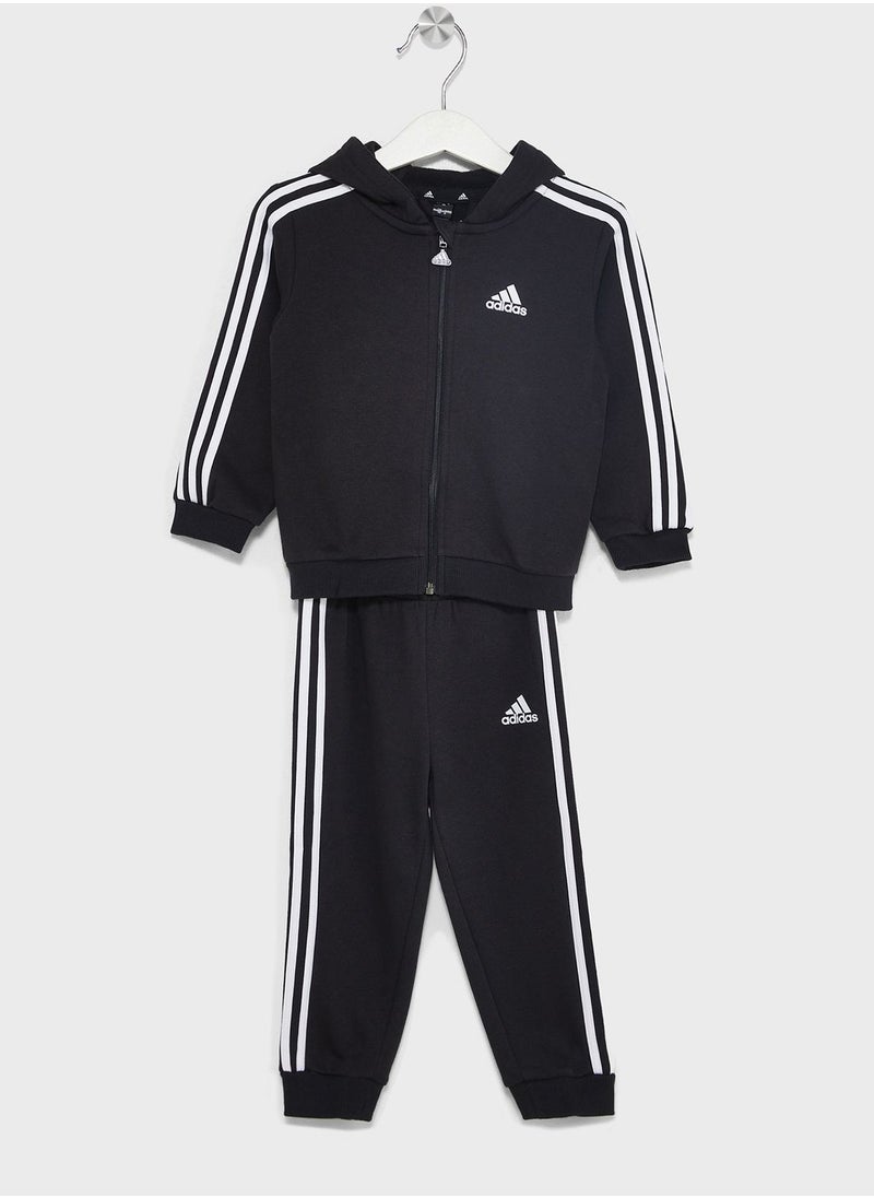 Adidas - Essentials Full-Zip Hooded Jogger Set - Image 1