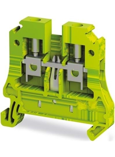 Tbloc - Ntt2.5e-Sy, Ground Screw Rail Terminal Block - Image 1