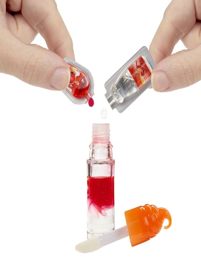 Yummiland Lip Gloss Doll - Amber Cinnamon, with DIY Lip Gloss Kit, Ages 4+ - Image 4