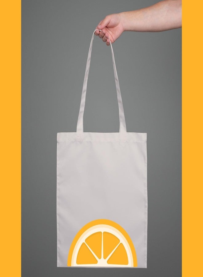 Roundsun Fruit Print Canvas Tote Bags,Reusable Shopping Bags with Strawberry,Kiwi,Orange,Watermelon Design,Magnetic Button Closure,No Zipper,No Inner Pocket,Eco Friendly Cotten (Mix Fruit (Pack of 4)) - Image 4