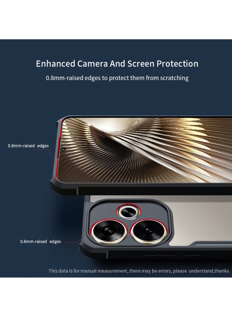 For Xiaomi POCO F6 Case, Camera Lens Protection Back Cover, TPU Shockproof Airbags Bumper Mobile Phone Case, Anti-Yellowing Slim Fit Protective Casing - Image 2