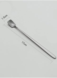 MIBRU Coffee Barista Cupping Spoon Silver Stainless Steel Heavy Duty Deep Soup Spoon Large Serving Spoon Ramen Spoon 17x1.5cm  - Image 2