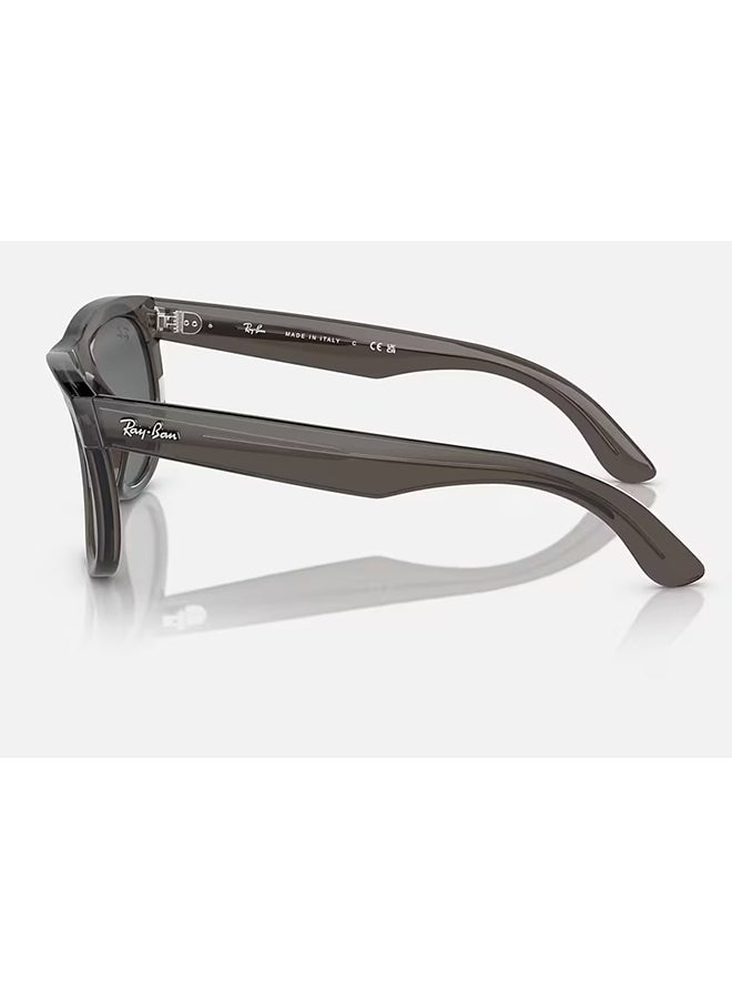 Ray-Ban Unisex Unisex Square Eyeglasses - RBR0502S 6707GR Size 53 - Lens Size: 53 Mm - Image 4