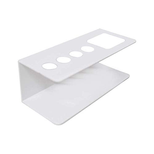 OBASIX Whiteboard Marker & Duster Holder | Color White In Aluminium - Image 1