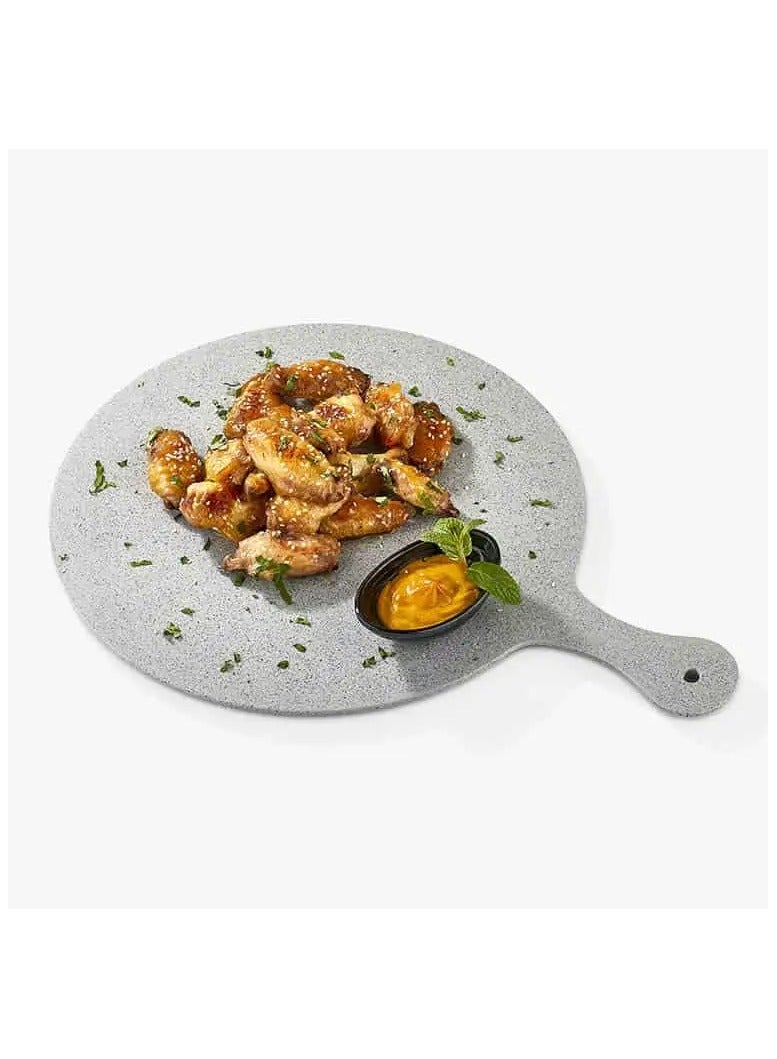 KULSAN Melamine pizza stand, 30 cm, gray granite - Image 2