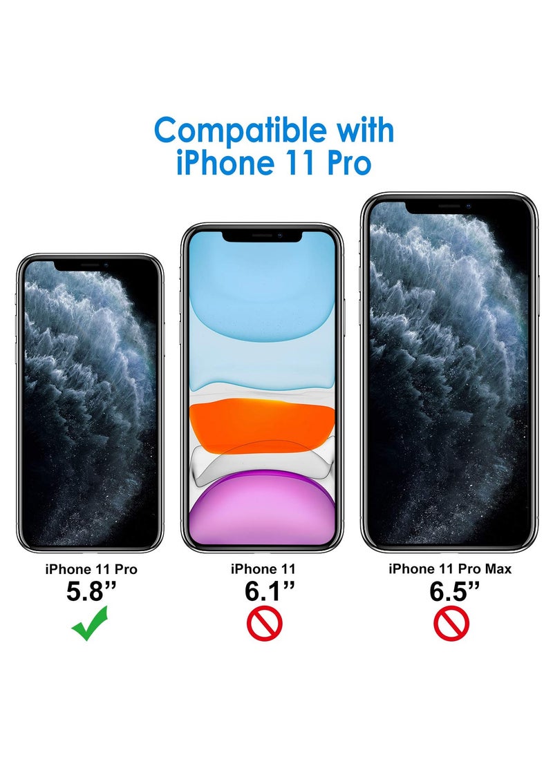 Jetech Case for iPhone 11 Pro 5.8 Inch Non Yellowing Shockproof Phone Bumper Cover Anti Scratch Clear Back Clear  - Image 2