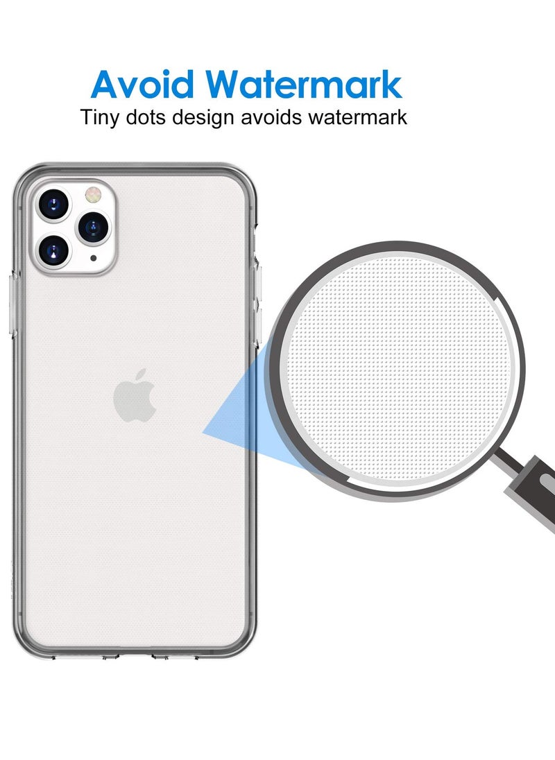 Jetech Case for iPhone 11 Pro 5.8 Inch Non Yellowing Shockproof Phone Bumper Cover Anti Scratch Clear Back Clear  - Image 4