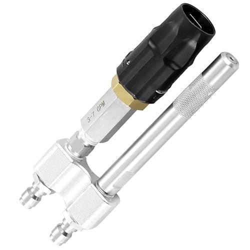 TasuoX M5 Twist Nozzle for Pressure Washer Adjustable Long Range Shooter Tip with 14 Quick Connect 37 GPM High Reach Soap Nozzle for Soft Wash Downstream Cleaning - Image 1