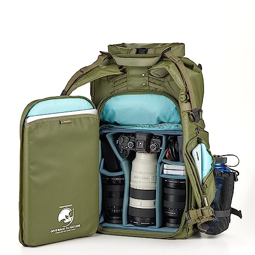 Shimoda Action X30 v2 Backpack, Outdoor Photography Adventure Pack for mirrorless and DSLR cameras, w/Modular Core Unit Compatibility, Expandable Rolltop, 16" Laptop Sleeve, Yellow - Image 3