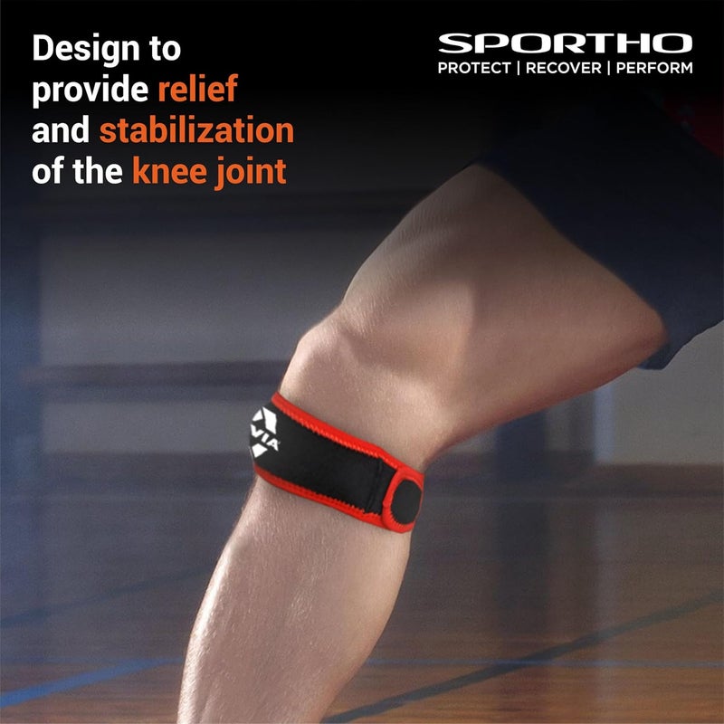 Nivia Performaxx Patella Knee Support (Free Size) High Quality Neoprene Rubber Suitable for Athletic Activities and Sports Injury Prevention - Image 3