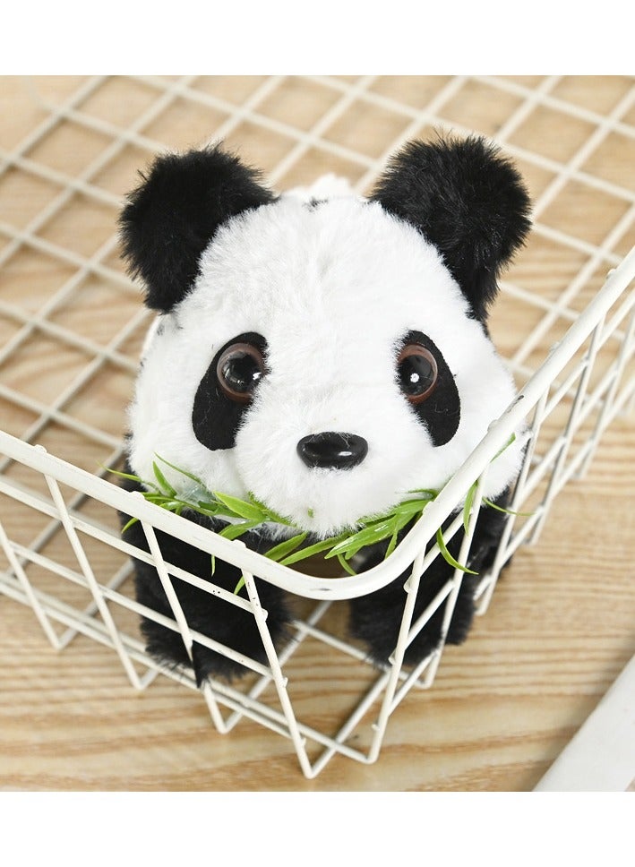 عام لعبة موسيقية كهربائية دمية باندا محشوة تحاكي الحركة - تتحرك وتلعب بذيلها، لعبة إلكترونية للأطفال - Image 4