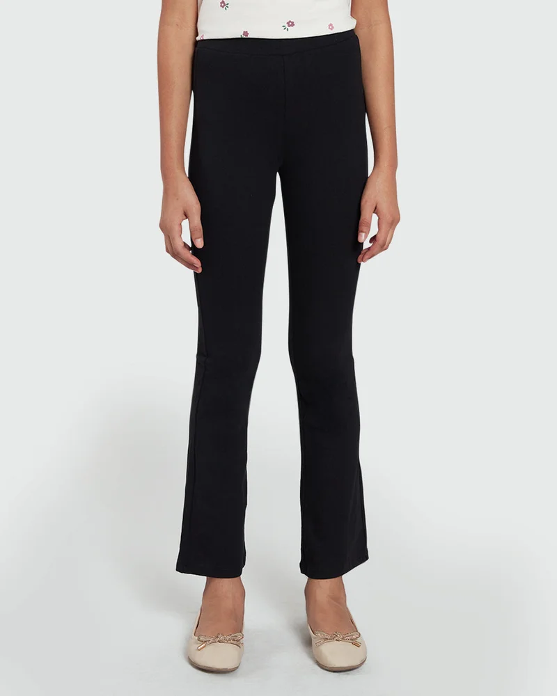 Ovs Black Flare Leggings  For Girls