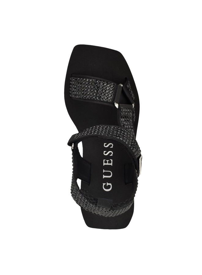 GUESS صندل غيس للنساء داوسين، أسود 001، 6 - Image 3