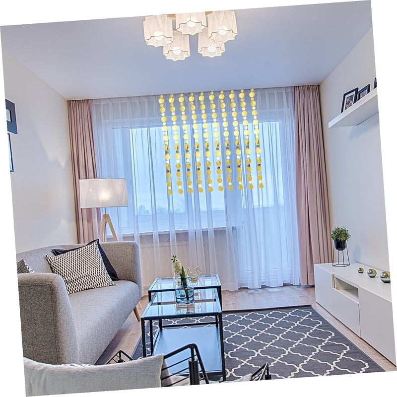 Yardenfun 10pcs Sequins Curtain for Wedding Screen Decor Elegant Festival Layout Prop Material for Family Holiday Decorations Use - Image 4