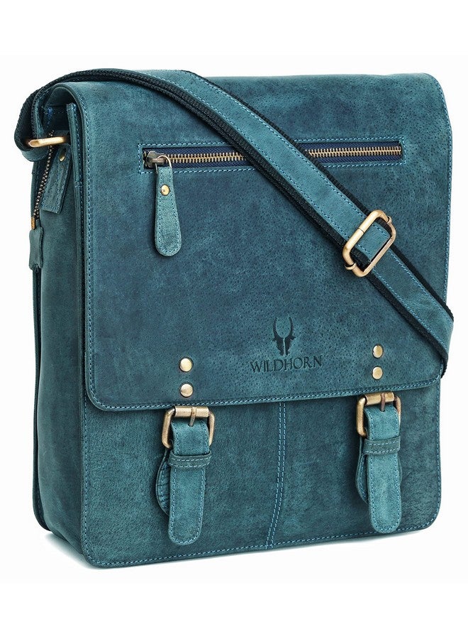 WildHorn Genuine Leather Sling Messenger Bag | Stylish, Functional & Spacious | Buckle Closure | Adjustable Strap | 1-Year Warranty - Image 1