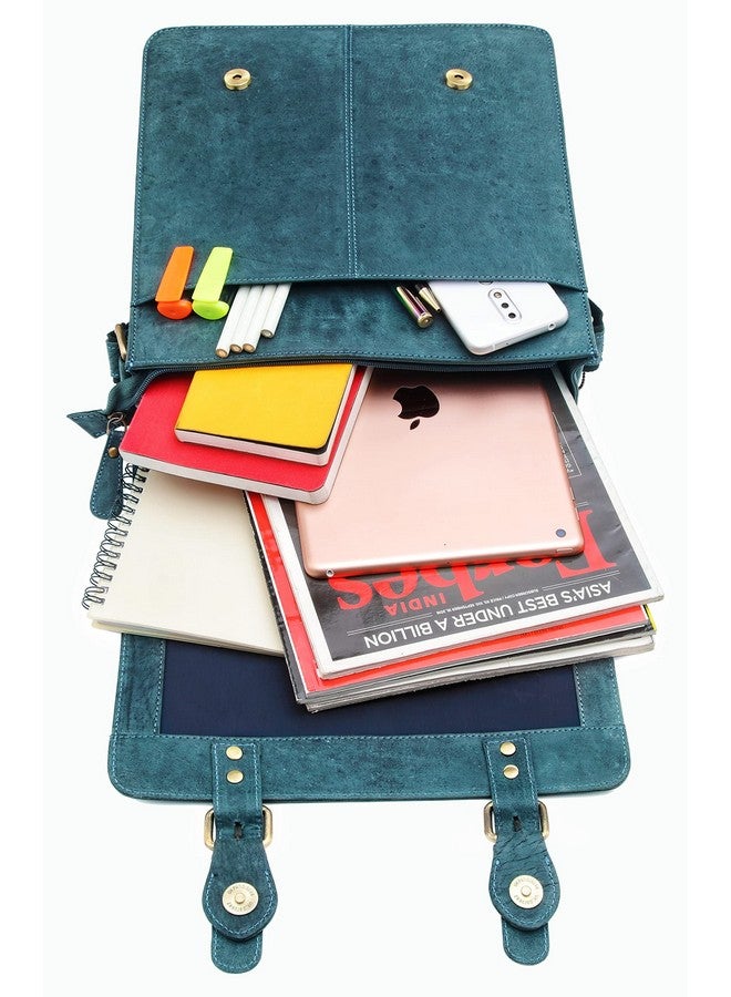 WildHorn Genuine Leather Sling Messenger Bag | Stylish, Functional & Spacious | Buckle Closure | Adjustable Strap | 1-Year Warranty - Image 5