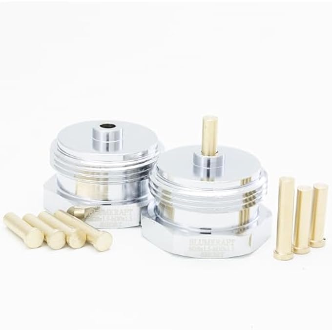 SET OF 2 METAL RADIATOR ADAPTERS FOR HERZ, SAR/COMAP, MOUSSON BRIDGE, MYJAVA M28 X1.5 TO M30 X 1.5 FOR THERMOSTAT/THERMOSTATIC HEAD M30 X 1.5 MALE (M28 SHORT) - Image 1