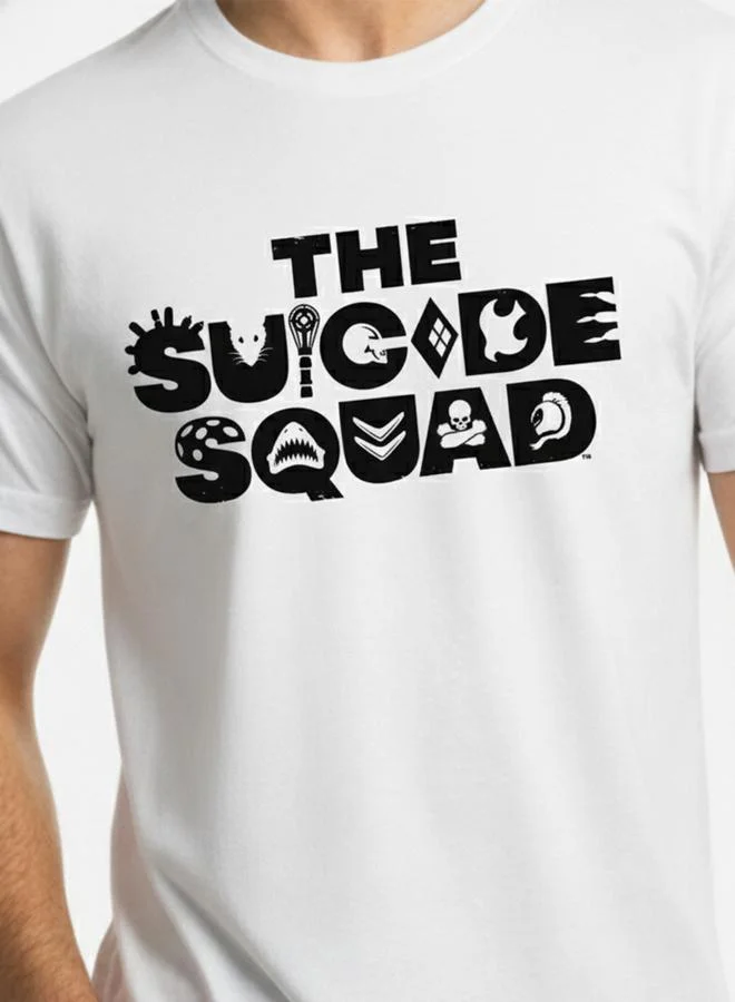 Take Two  Men White Suicide Squad Graphic Print T-Shirt for Men | Best Price UAE
