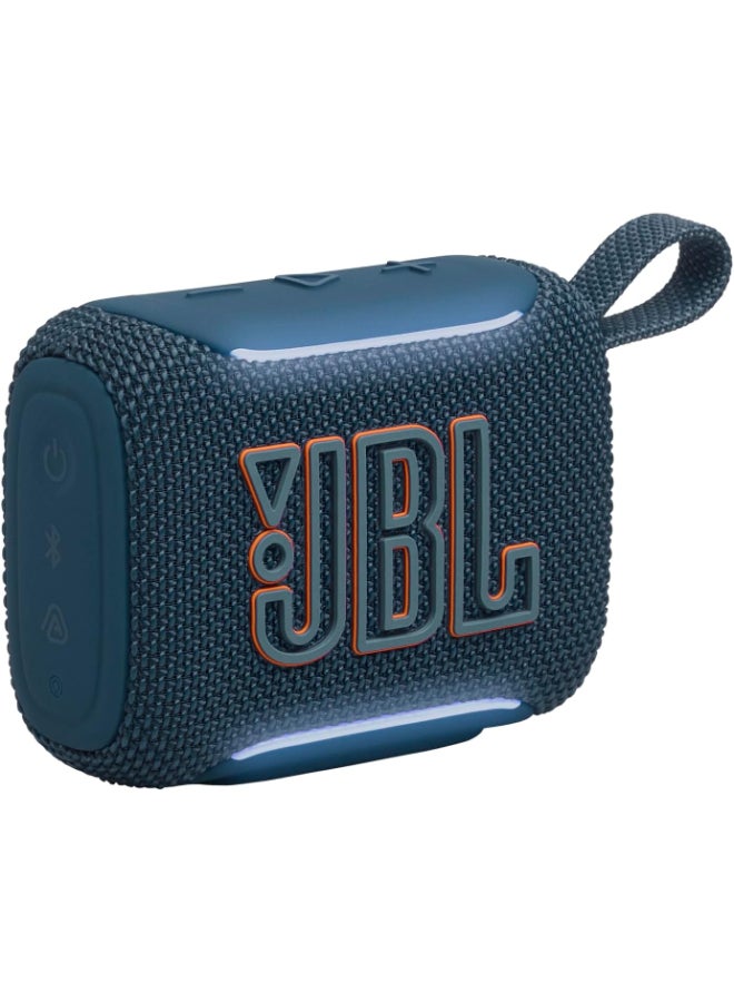جي بي إل مكبر صوت بلوتوث محمول JBL Go 5 مع إضاءة محيطية، مقاوم للماء والغبار IP68، 10 ساعات تشغيل، اقتران ستيريو AirTouch، Auracast™، صوت USB-C بدون فقد – مدمج ومقاوم للسقوط - Image 1