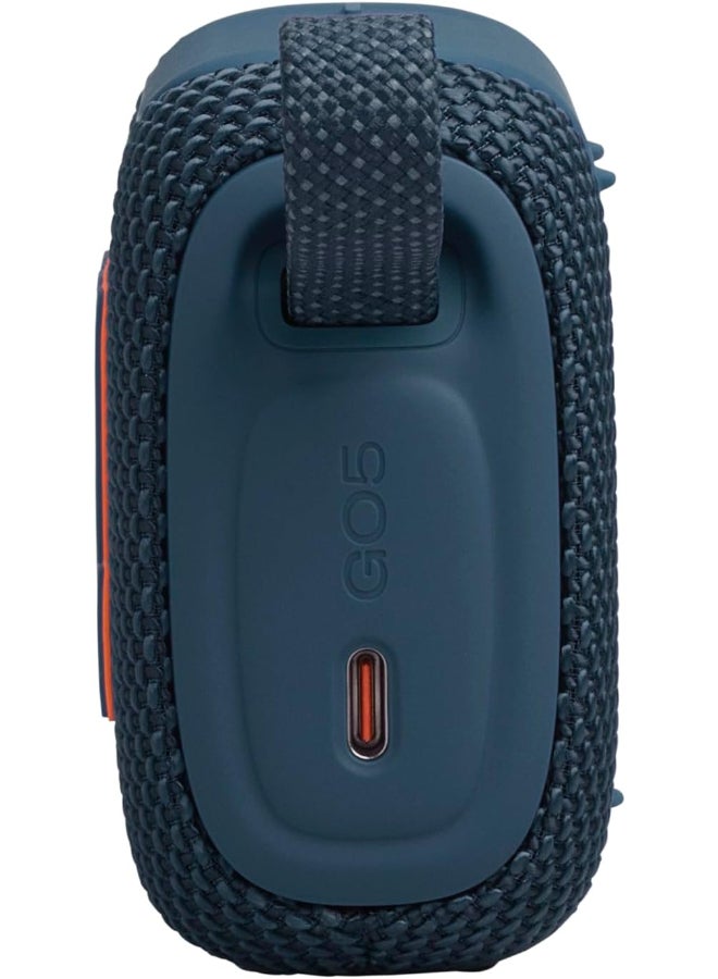 جي بي إل مكبر صوت بلوتوث محمول JBL Go 5 مع إضاءة محيطية، مقاوم للماء والغبار IP68، 10 ساعات تشغيل، اقتران ستيريو AirTouch، Auracast™، صوت USB-C بدون فقد – مدمج ومقاوم للسقوط - Image 5