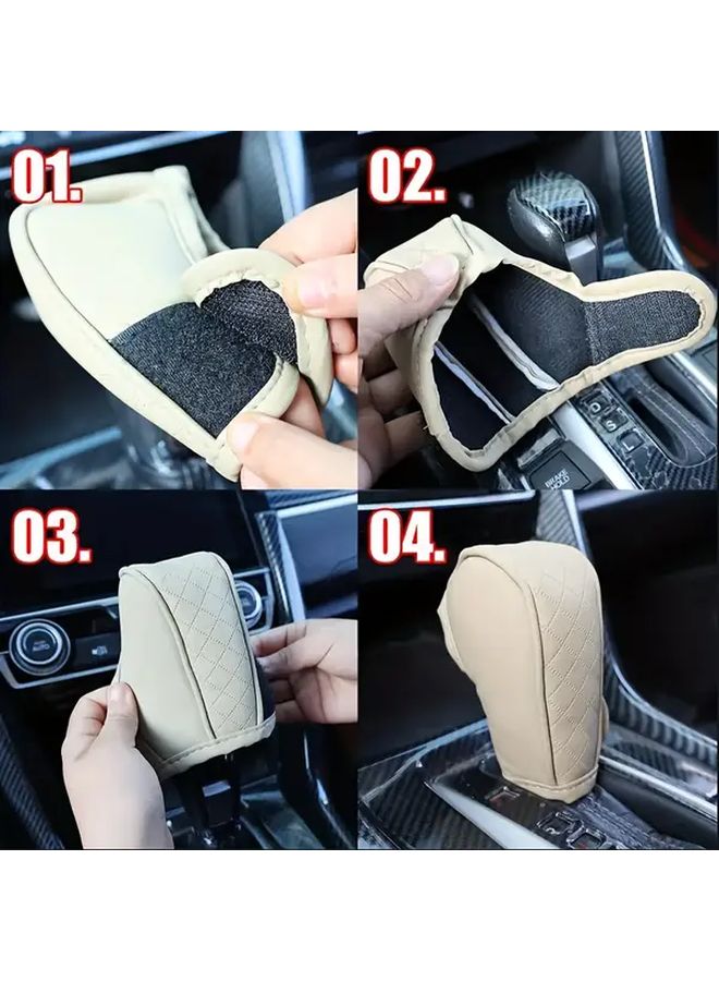 مقبض ناقل الحركة الأسود الأحمر للسيارات ذات ناقل الحركة اليدوي والآلي - Image 5