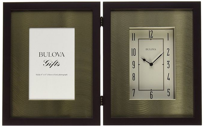 Bulova B1234 Winfield Picture Frame Clock - Image 1
