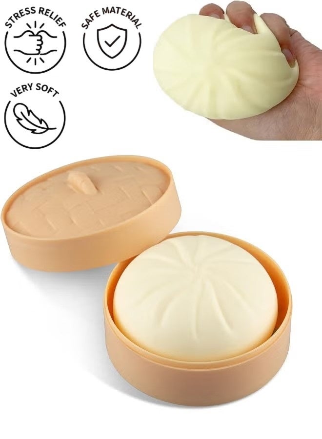 Dumpling Shaped Stress Reliever Squeeze Toy - Image 1