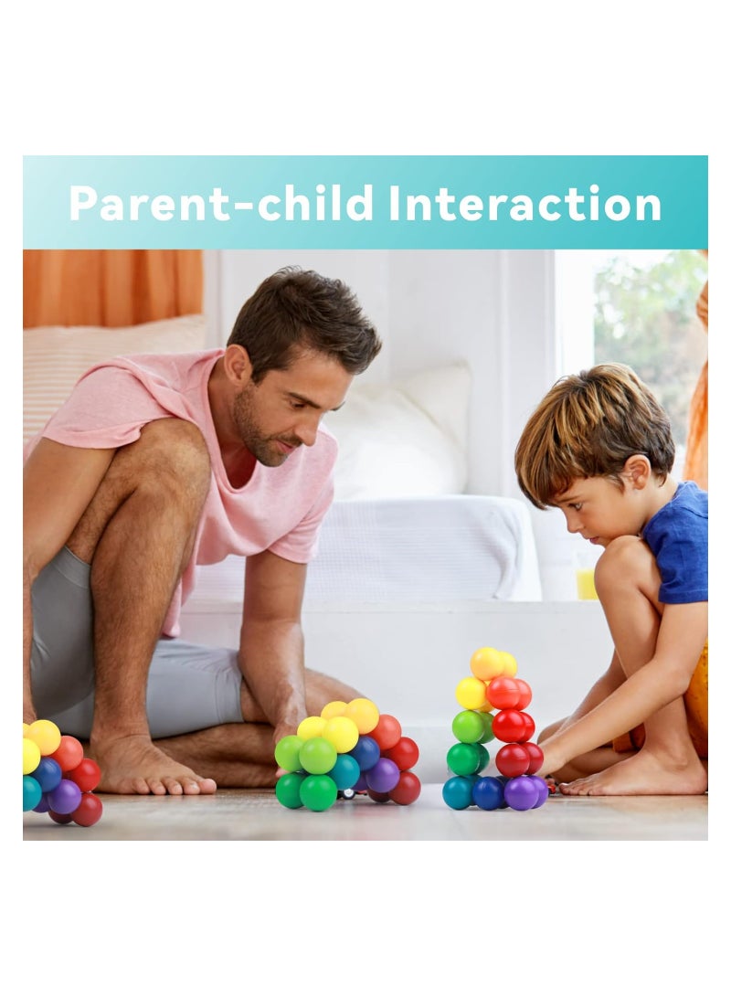 دوبكارت ألعاب الأطفال الصغار، كرات التشوه تعمل على تحسين التنسيق بين اليد والعين، والقدرة على التعامل مع مجموعة متنوعة من الأشكال، ألعاب تعليمية مبتكرة للأطفال الصغار هدية للأولاد والبنات من سن 3 إلى 5 سنوات - Image 4