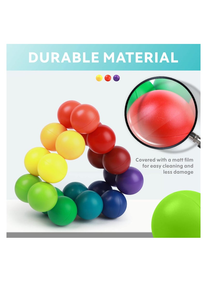 دوبكارت ألعاب الأطفال الصغار، كرات التشوه تعمل على تحسين التنسيق بين اليد والعين، والقدرة على التعامل مع مجموعة متنوعة من الأشكال، ألعاب تعليمية مبتكرة للأطفال الصغار هدية للأولاد والبنات من سن 3 إلى 5 سنوات - Image 3