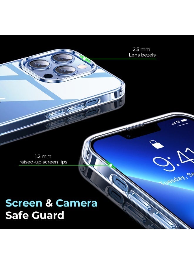 PRIMEEIGHT Transparent Crystal Clear iPhone 12 Pro Max Case 6.7 inch Shockproof Curved Edges apple iPhone 12 pro max case HD Clear Anti Scratch - Image 3