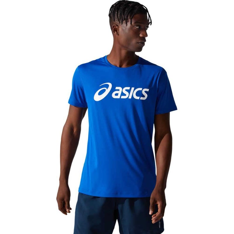 ASICS Men's Sports Tshirt Core Recycled Material Fitness Light Tee (XL, Blue)