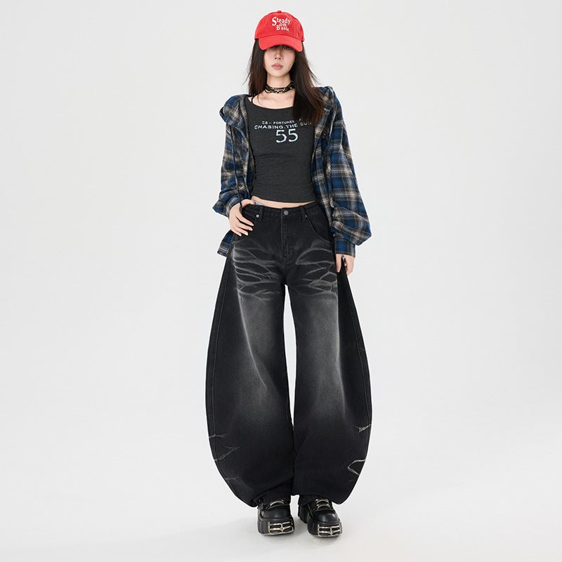 Unisex Casual Daily Denim Jeans - Image 5