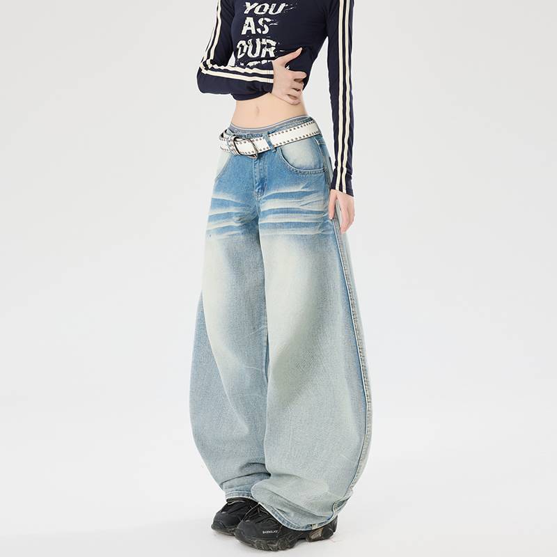 Unisex Casual Daily Denim Jeans - Image 2